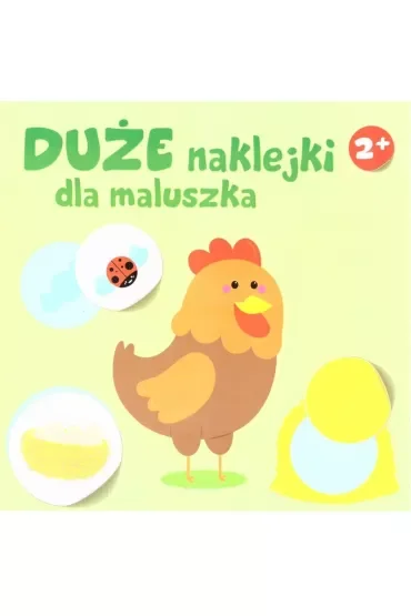 Duże naklejki dla maluszka 2+ - Kura
