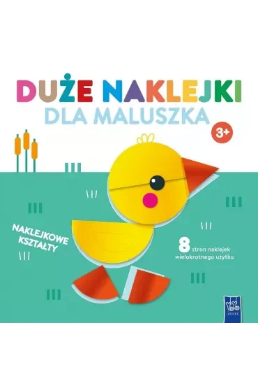 Duże naklejki dla maluszka. Kaczuszka 3+