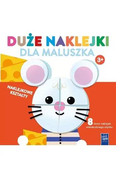 Duże naklejki dla maluszka. Myszka 3+