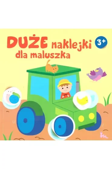 Duże naklejki dla maluszka 3+ - Traktor
