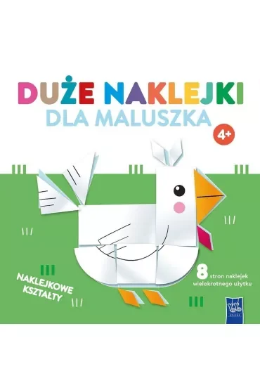 Duże naklejki dla maluszka. Kurka 4+