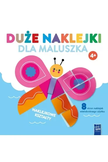 Duże naklejki dla maluszka. Motylek 4+