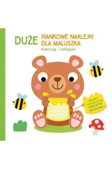 Duże piankowe naklejki dla maluszka. Kotek