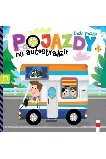 POJAZDY NA AUTOSTRADZIE. DUŻE PUZZLE
