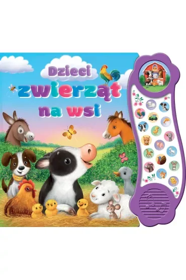 Dzieci zwierząt na wsi