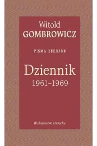 Dziennik 1961-1969. Pisma zebrane