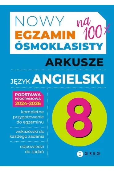 Nowy Egzamin ósmoklasisty. Arkusze. Język angielski