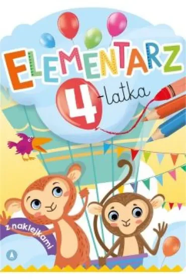 Książka edu. A4 Elementarz 4-latka  Naklejki SKRZAT 072396