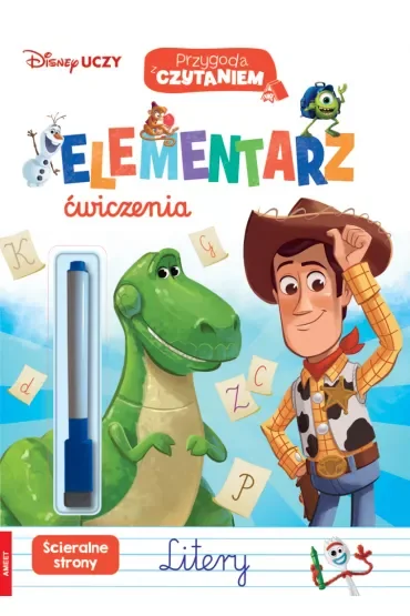 Disney Uczy. Mix. Elementarz. Ćwiczenia. Litery