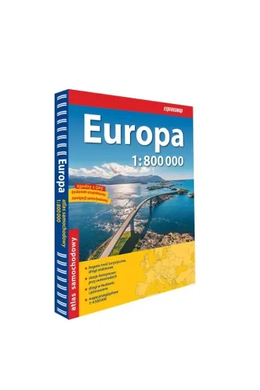 Europa Atlas Samochodowy 1:800 000  2026/2027