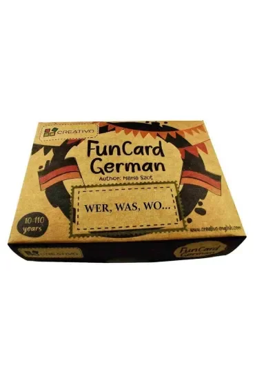 Karty językowe Niemiecki Fun Card German Wer,Was,Wo