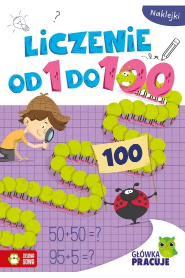 Główka pracuje. Liczenie od 1 do 100
