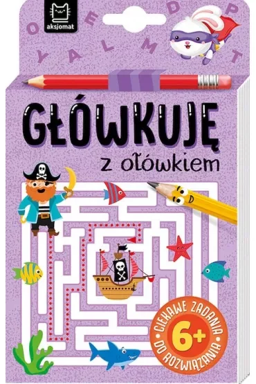 Główkuję z ołówkiem. Fioletowa