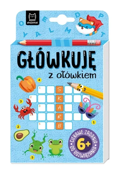 Główkuję z ołówkiem. Niebieska