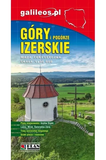 Góry i Pogórze Izerskie - mapa turystyczna