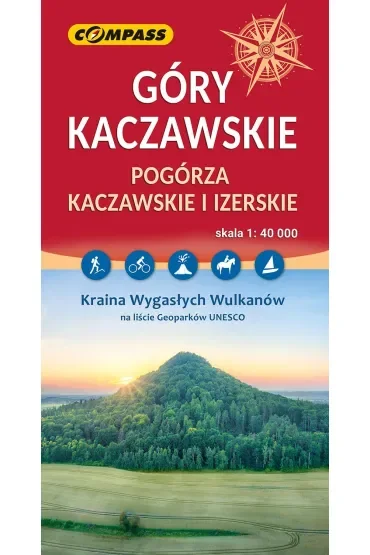 Góry Kaczawskie. Mapa turystyczna w skali 1: 40 000