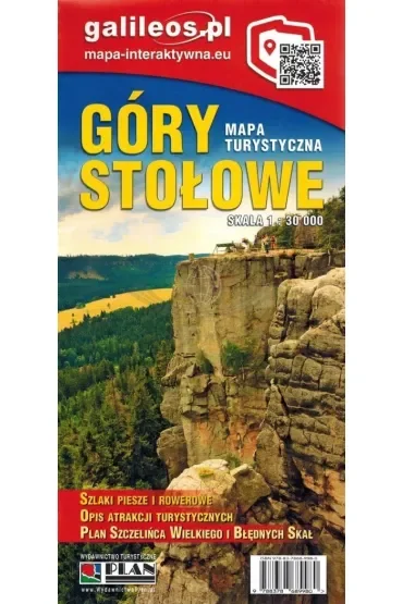 Góry Stołowe. Mapa turystyczna w skali 1:30 000