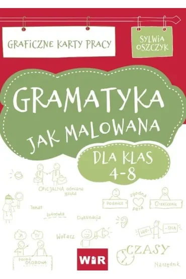 Gramatyka jak malowana. Graficzne Karty Pracy dla klas 4-8