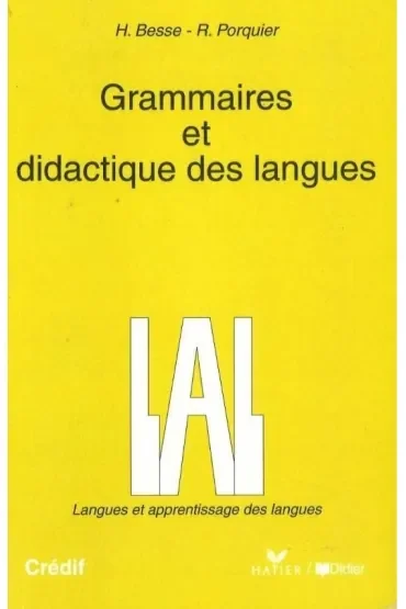 Grammaires et didactique des langues