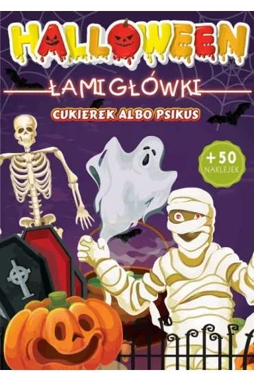Halloween. Cukierek albo psikus. Łamigłówki