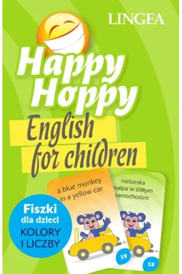 Happy hoppy english for children fiszki dla dzieci kolory i liczby