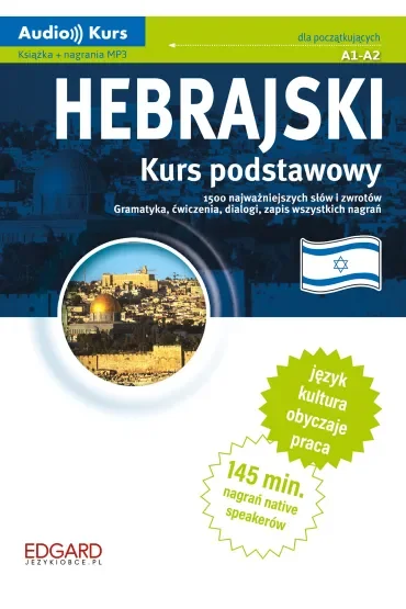 Hebrajski. Kurs podstawowy. Audio Kurs. Książka + MP3
