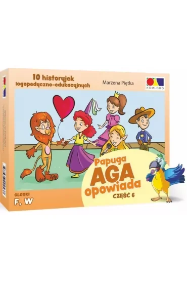 Historyjki obrazkowe. Papuga Aga opowiada cz.6
