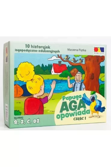 Historyjki obrazkowe. Papuga Aga opowiada. Część 1