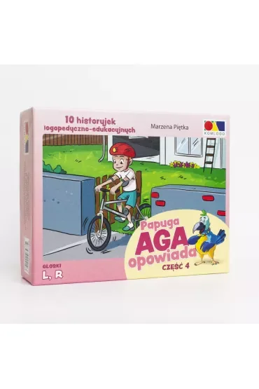 Historyjki obrazkowe. Papuga Aga opowiada. Część 4