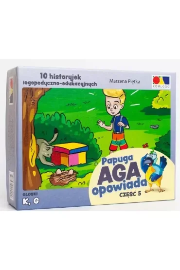 Historyjki obrazkowe. Papuga Aga opowiada. Część 5