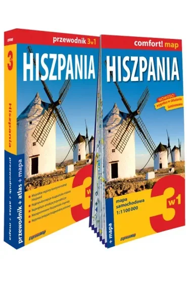 Hiszpania zestaw przewodnikowy 3w1 2025