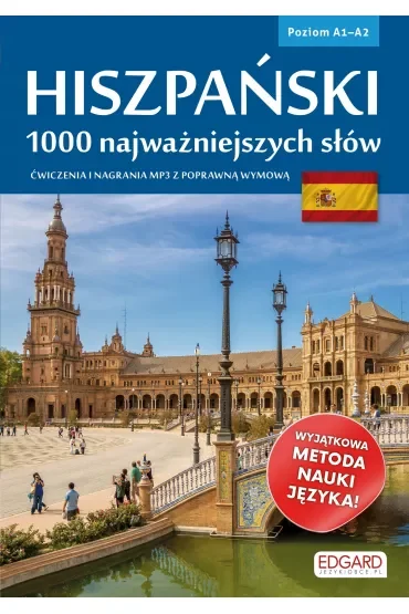Hiszpański. 1000 najważniejszych słów. Poziom A1-A2