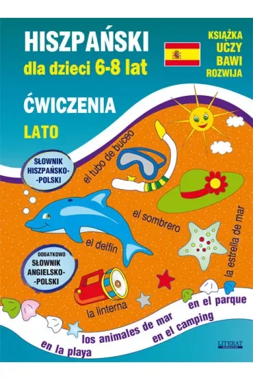Hiszpański dla dzieci. 6-8 lat. Ćwiczenia. Lato