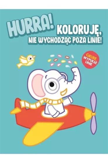 Hurra! Koloruję nie wychodząc poza linie - Słonik