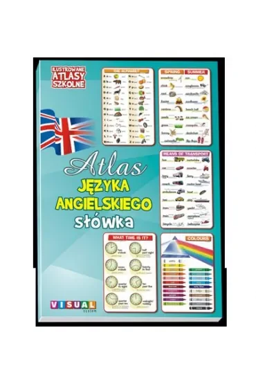Ilustrowane atlasy szkolne. Atlas języka angielskiego: słówka