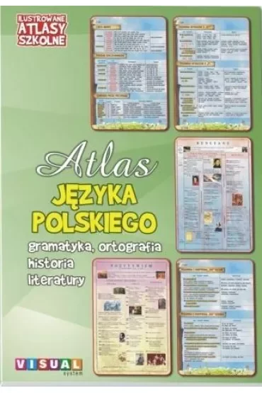 Ilustrowane atlasy szkolne. Atlas języka polskiego: gramatyka, ortografia, historia literatury