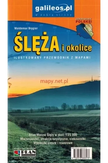 Ilustrowany przewodnik. Ślęża i okolice 1:25 000