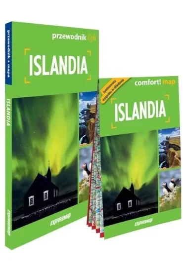 Islandia light: przewodnik + mapa w.2025