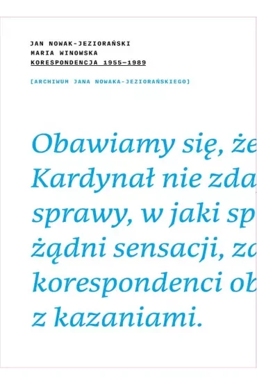 Korespondencja 1955–1989