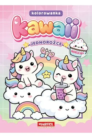 Kawaii. Jednorożce z naklejkami