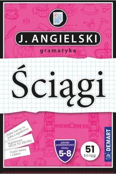 Język angielski. Gramatyka. Ściągi. Szkoła podstawowa. Klasy 5-8