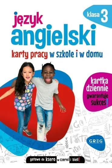 Język angielski. Karty pracy w szkole i w domu. Klasa 3