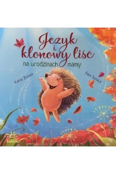 Jeżyk i klonowy liść na urodzinach mamy