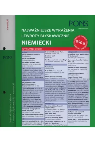Język niemiecki. Najważniejsze wyrażenia i zwroty błyskawiczne