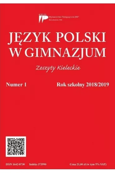 Język polski w gimnazjum nr 1 2018/2019