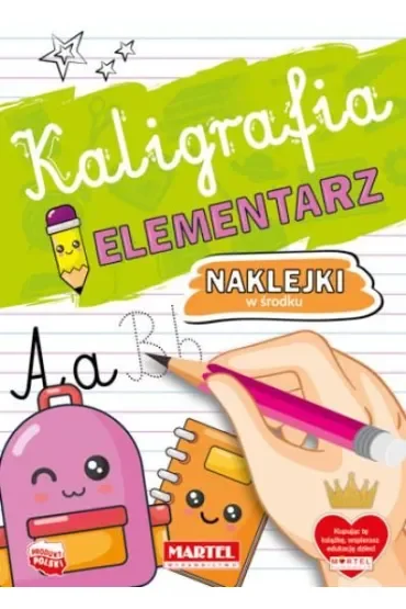 Kaligrafia Elementarz Naklejki w środku