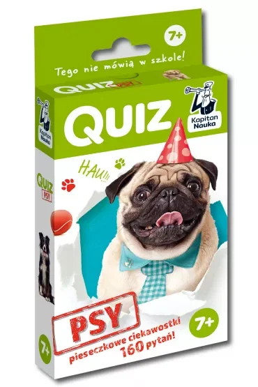 Kapitan Nauka. Quiz. Psy 7+