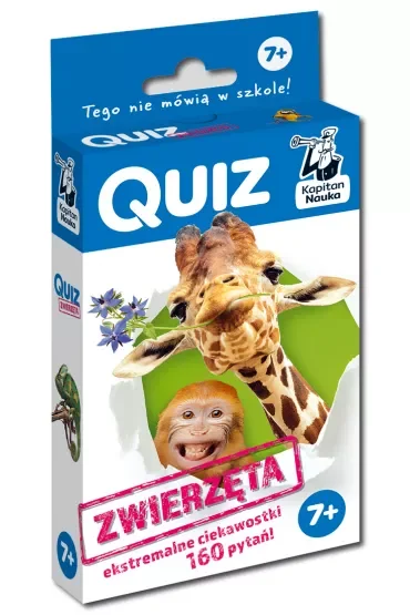 Kapitan Nauka. Quiz. Zwierzęta 7+