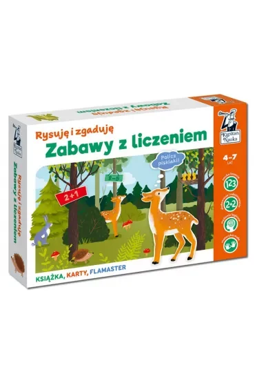 Kapitan Nauka. Rysuję i zgaduję. Zabawy z liczeniem