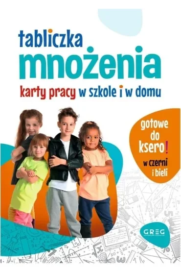 Karty pracy w szkole i w domu. Tabliczka mnożenia